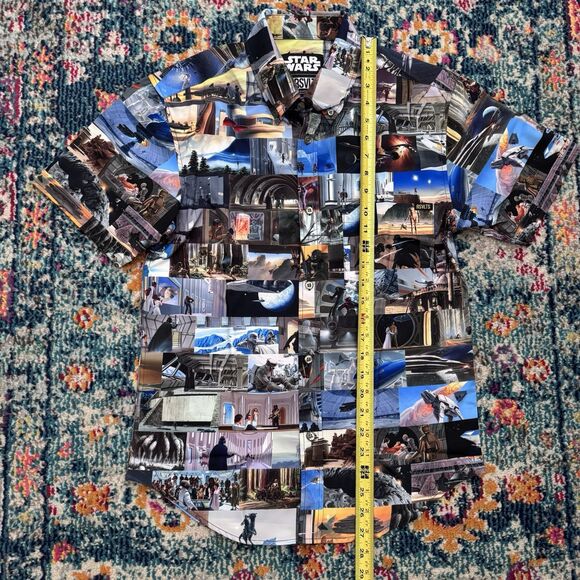 Star Wars RSVLTS Comic to the Darkside Button Down Shirt KUNUFLEX Size XS May 4‎ - Picture 6 of 9